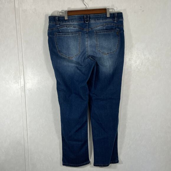 Democracy AB Solution Technology Slimming Denim Boot Cut Size 14 - Picture 5 of 6